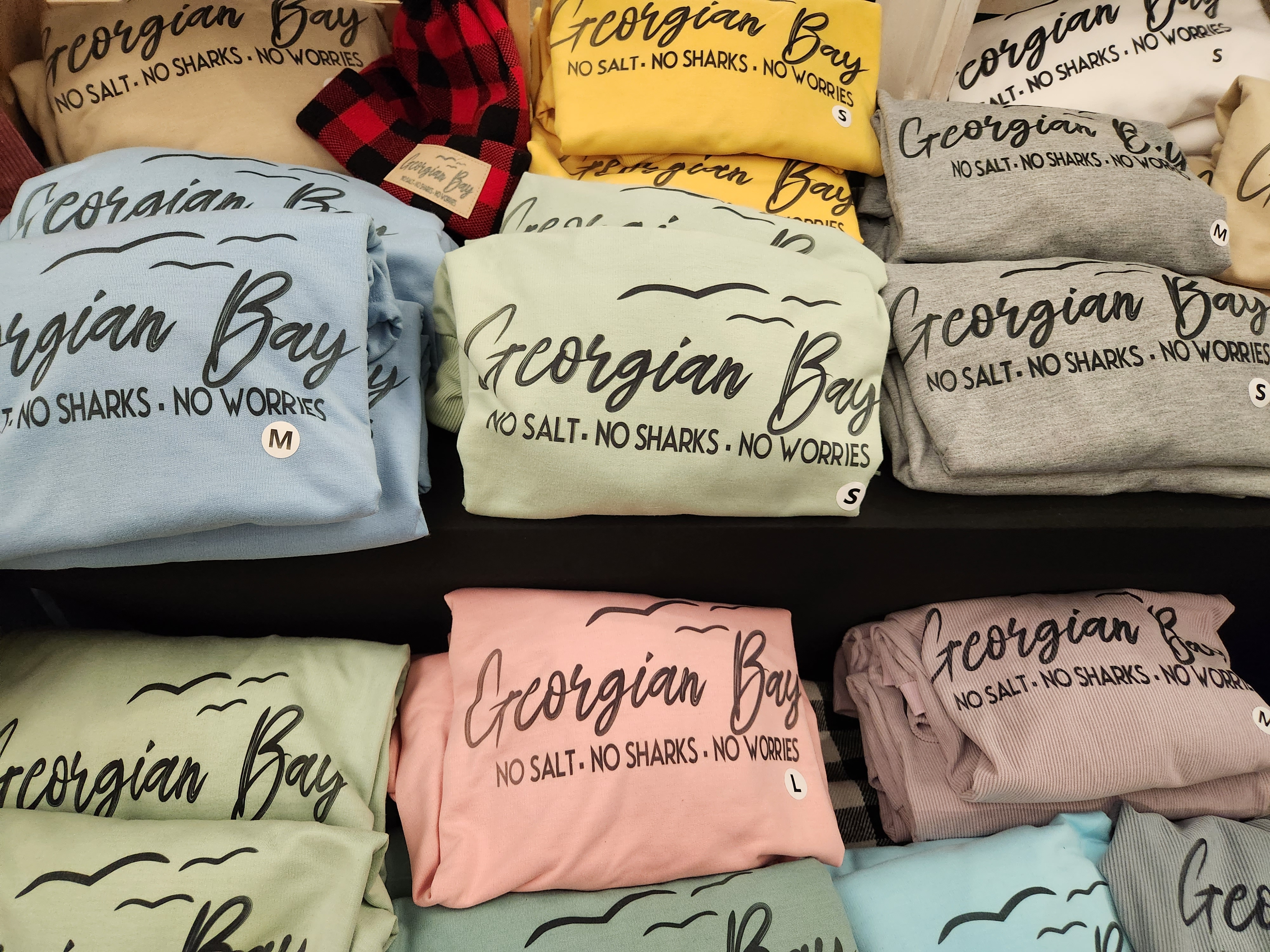 Sweaters - Hoodies, crew neck and corded crew neck options.